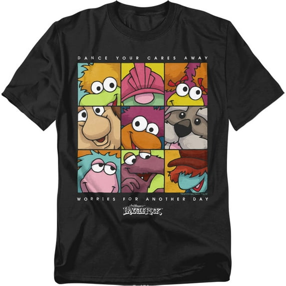 Fraggle Rock T-Shirt Squared Unisex Graphic Tee For Men & Women