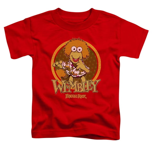 Fraggle Rock Wembley Circle S/S Toddler T-Shirt Red