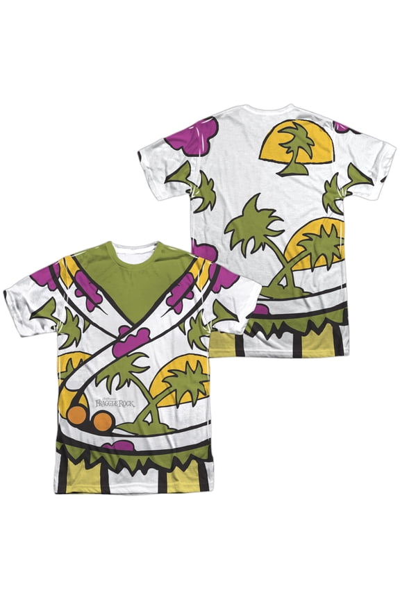 Fraggle Rock Wembly Uniform Unisex Adult Sublimated Costume T Shirt (Front/Back), Small