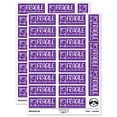 thumbnail image 1 of Fragile Handle With Care Broken Parts Label Box Sticker Set - Purple - Matte Finish - 2.00" Large, 1 of 7