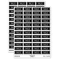 thumbnail image 1 of Fragile Shipment Label Box Package Sticker Set - Black - Gloss Finish - 1.25" Mini, 1 of 7