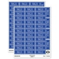 thumbnail image 1 of Fragile Shipment Label Box Package Sticker Set - Dark Blue - Matte Finish - 1.5" Small, 1 of 7