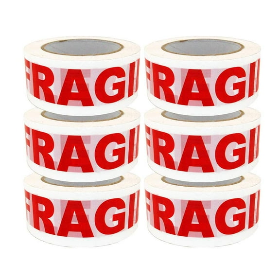 Fragile Tape Handle with Care Packing Tape, 2 Inch x 330 Feet (110 Yards), Heavy Duty for Moving Box