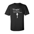 thumbnail image 1 of Fragile That Must Be Italian Adult Short Sleeve T-shirt, 1 of 4
