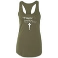thumbnail image 1 of Fragile That Must Be Italian Racerback Tank, 1 of 3