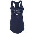 thumbnail image 1 of Fragile That Must Be Italian Racerback Tank, 1 of 2