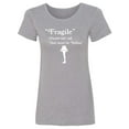 thumbnail image 1 of Fragile That Must Be Italian Womens crewneck tee, 1 of 2