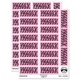 thumbnail image 1 of Fragile Warning Border Label Package Box Sticker Set - Light Pink - Matte Finish - 2.00" Large, 1 of 7