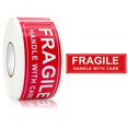 Fragile Warning Labels 1x3inch Stickers for Shipping Boxes and Cartons ...