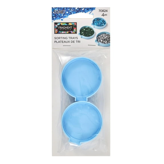 Plaid Fragment Effects Sorting Trays, 4 Piece
