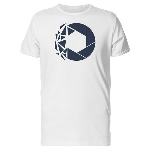 Fragmented Camera Shutter T-Shirt Men -Image by Shutterstock, Male x-Large