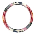 thumbnail image 1 of Fragmented Flowers 14.5 Inch Printing PVC Leather Steering Wheel Cover Auto Accessories, 1 of 1