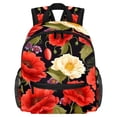thumbnail image 1 of Fragmented Flowers Cute Bag Diaper Backpack Baby Cushion Backpack Backpack for School Teens with Adjustable Strap and Large Capacity, Printed Design, 1 of 6