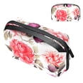 thumbnail image 1 of Fragmented Flowers Digital Bag Oxford Cloth Waterproof Travel Organizer Charger Pouch Cell Phone Charger Station Computer Cord Organizer 5.9x9.44x3.14 in, 1 of 6