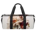 thumbnail image 1 of Fragmented Flowers Large Capacity Sports Bag with Interior Zipper Pocket - Luggage, Basketball, Weekender, and Dance Use, 1 of 6