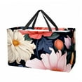 thumbnail image 1 of Fragmented Flowers Large Foldable Oxford Cloth Shopping Bag Storage Basket, 1 of 7