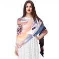 thumbnail image 1 of Fragmented Flowers Translucent Chiffon Silk Scarf - Lightweight Breathable 180x73cm Luxury Fashion Accessory, 1 of 6