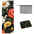 thumbnail image 1 of Fragmented Flowers Yoga Towel with Storage Bag, 72.8"x26.8" - Suitable for Yoga, Pilates, Fitness, etc. - Yoga Towel, Yoga Towels, Yoga Mat Towel, 1 of 6