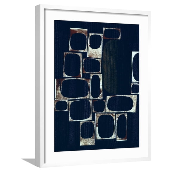 Art.com Fragments Art Print by Rex Ray, White Frame Wall Art, 23" x 29"