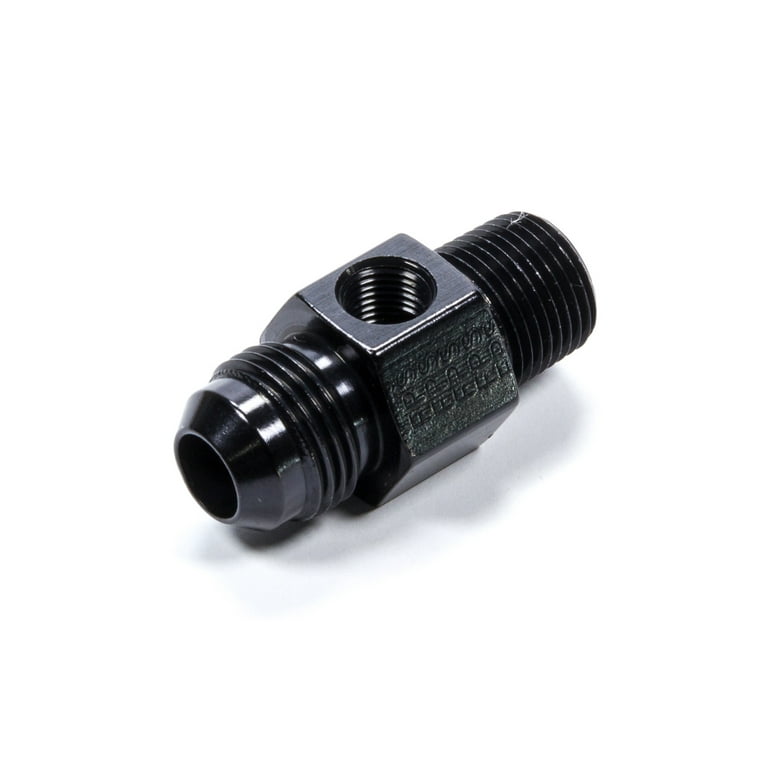 Fragola #8 X 3/8MPT Inline Gauge Adapter Fitting Black 495004-BL Fragola #8 X 3/8MPT Inline Gauge Adapter Fitting Black 495004-BL