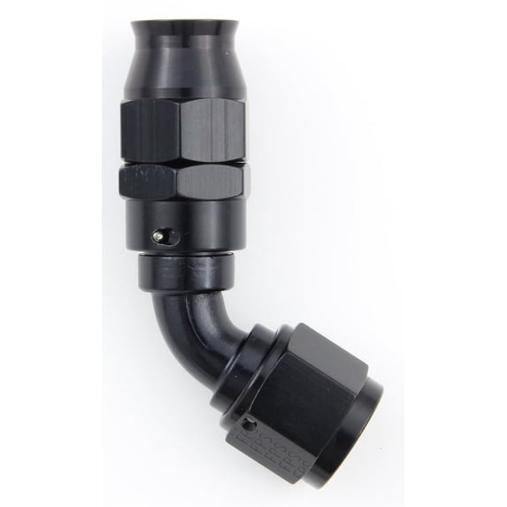 Hose Fitting #10 60 Deg PTFE Black