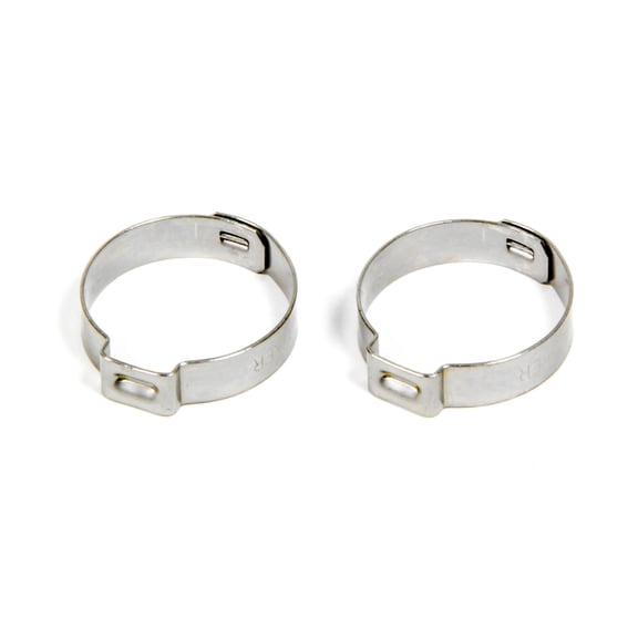 Fragola 999162 Hose Clamp Band Push Lock Clamp 12 AN Stainless Natural Pair