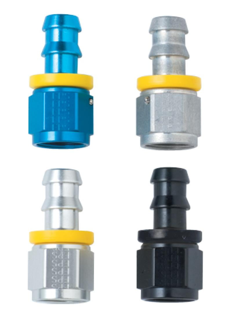 Fragola FRG200107 8AN x 0.375 in. Push-Lite Hose End - Straight