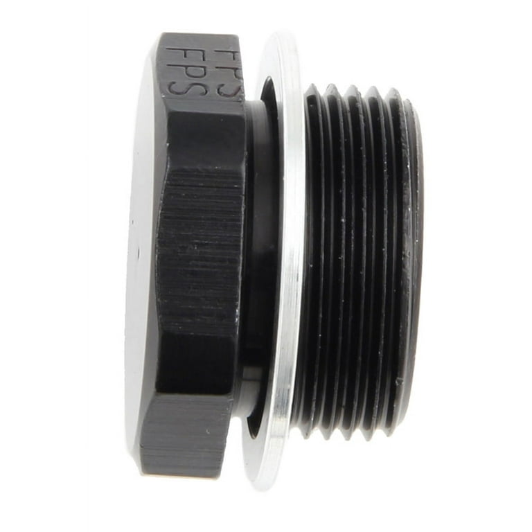 Fragola Inlet Plug 7/8-20 Blank Black 491980-BL Fragola Inlet Plug 7/8-20 Blank Black 491980-BL
