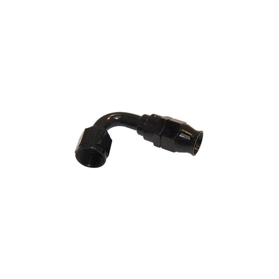 Fragola Hose Fitting #12 120 Deg PTFE Black