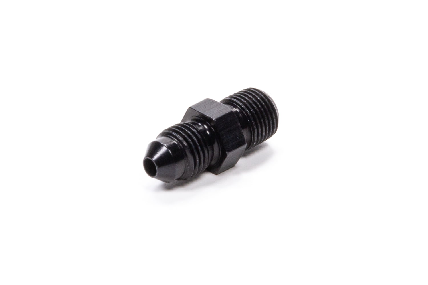 Fragola Straight Adapter Fitting #3 x 1/8 MPT Black 481603-BL Fragola Straight Adapter Fitting #3 x 1/8 MPT Black 481603-BL
