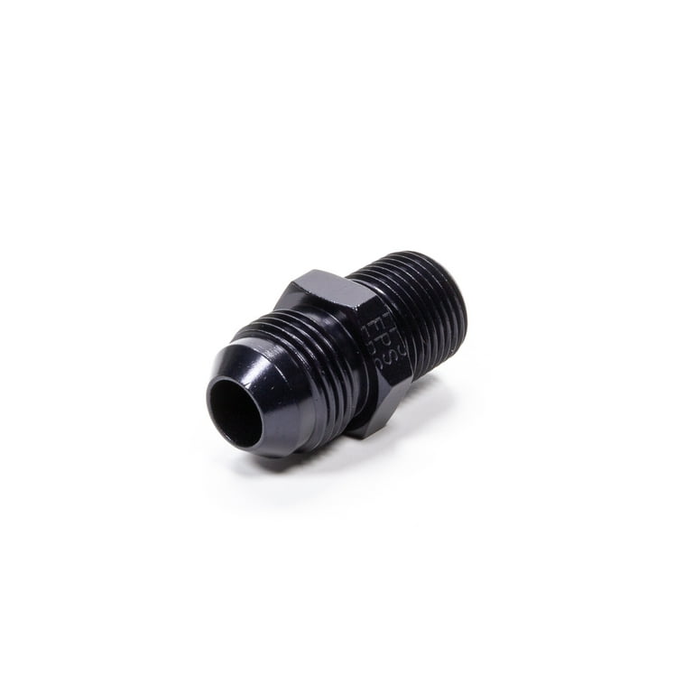 Fragola Straight Adapter Fitting #8 x 1/4 MPT Black 481607-BL Fragola Straight Adapter Fitting #8 x 1/4 MPT Black 481607-BL