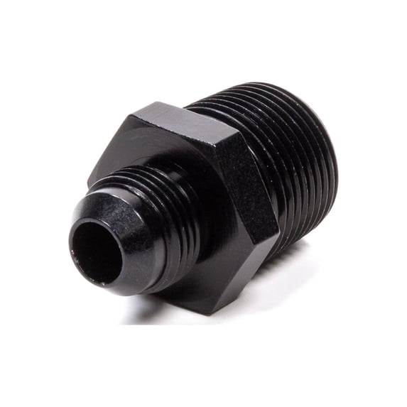 Fragola Performance 481617-Bl Straight Adapter Fitting #8 X 3/4 Mpt Black