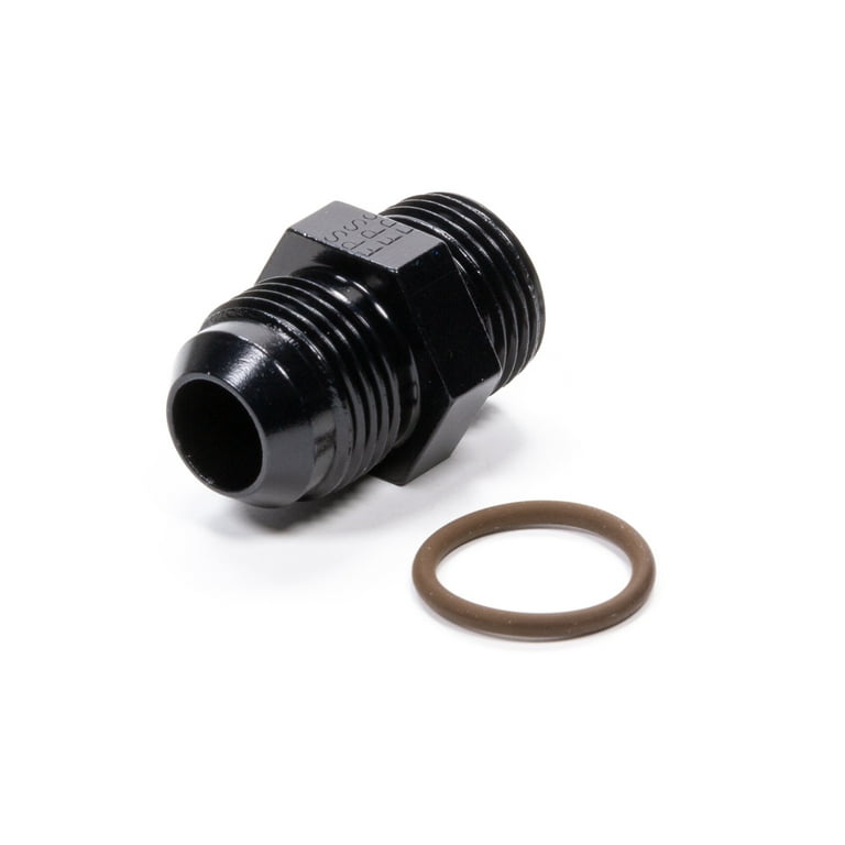 Fragola #10 x 7/8-14 (#10) Radius O-Ring Fitting Black 495106-BL Fragola #10 x 7/8-14 (#10) Radius O-Ring Fitting Black 495106-BL