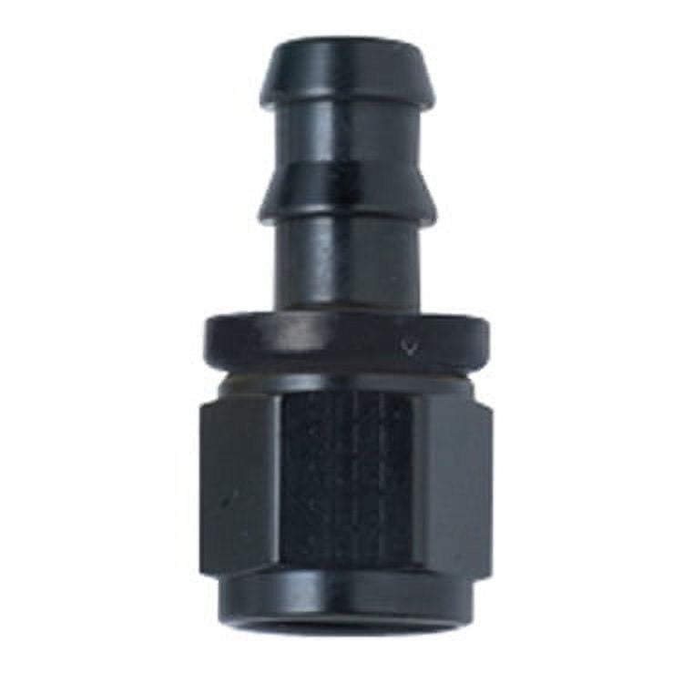 Fragola Hose Fitting #20 Straight Push Lock Black 200120-BL Fragola Hose Fitting #20 Straight Push Lock Black 200120-BL