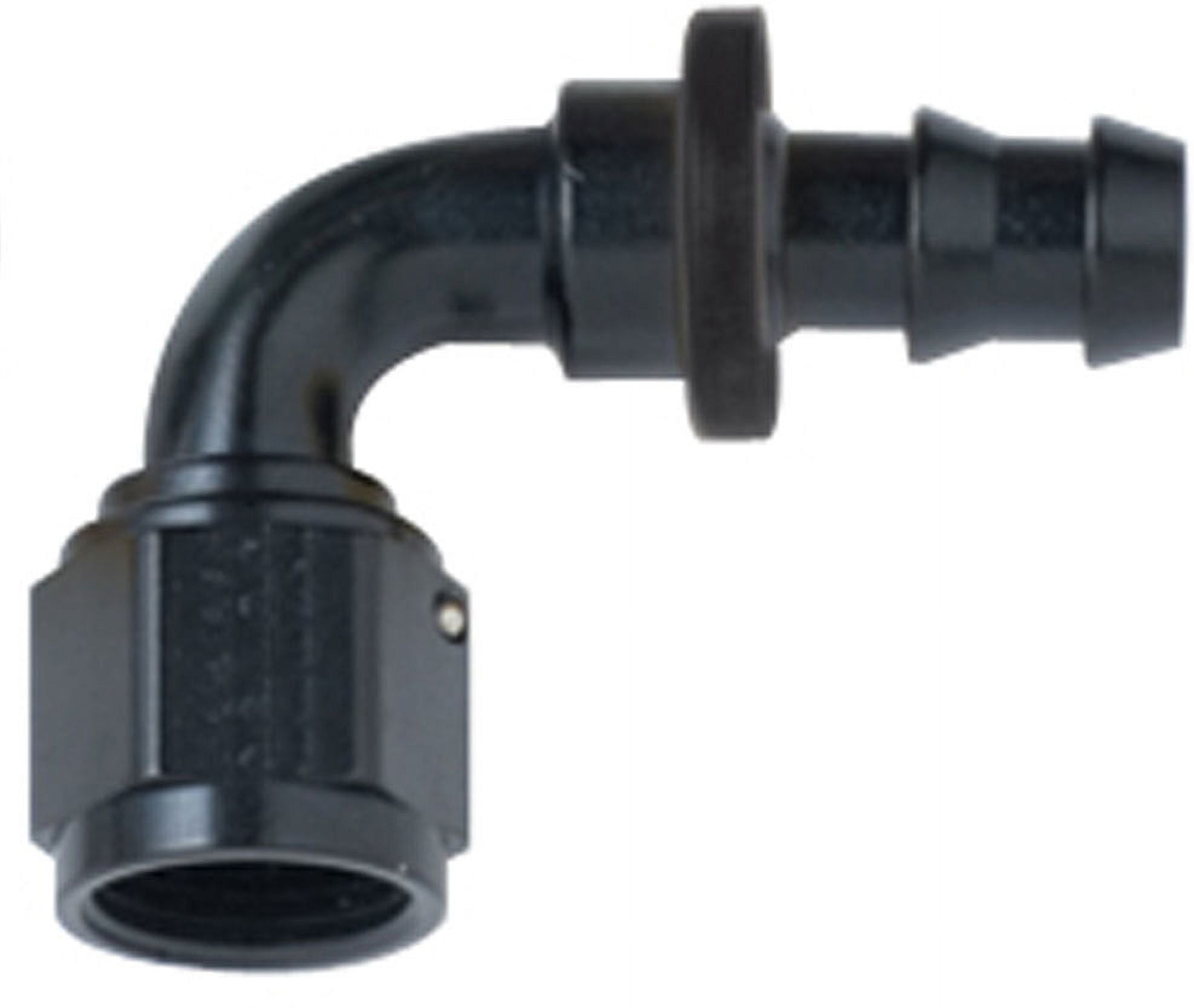 Fragola Hose Fitting #8 30-Degree Push Lock Black 203008-BL Fragola Hose Fitting #8 30-Degree Push Lock Black 203008-BL