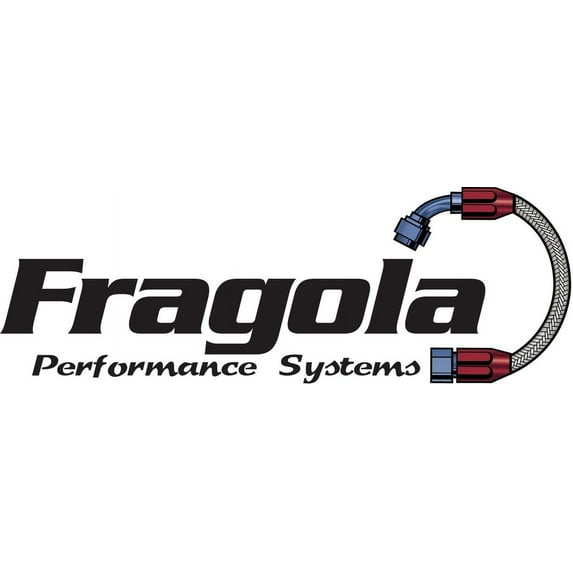 Fragola -12AN Male Rad. Fitting x 45 Degree Pro-Flow Hose End - Black