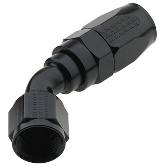 Fragola Performance Systems 224516-Bl Hose Fitting #16 45 Degree Pro-Flow Black