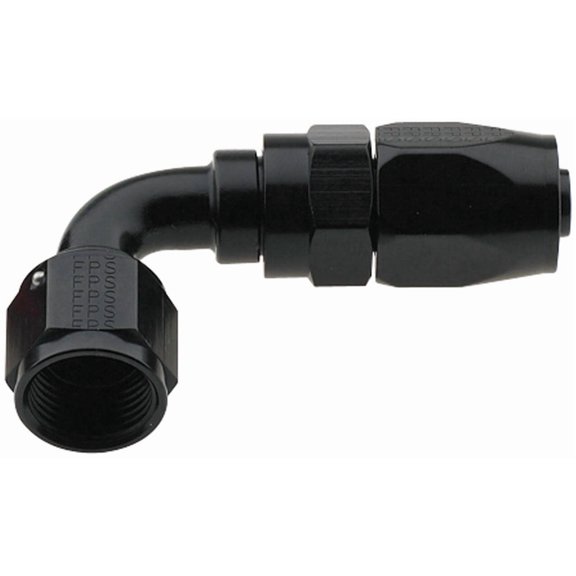 Fragola Performance Systems 229008-Bl Hose Fitting #8 90 Degree Pro-Flow Black