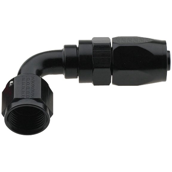 Fragola Performance Systems 229010-Bl Hose Fitting #10 90 Degree Pro-Flow Black