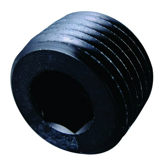 FRAGOLA 3/4 MPT Allen Pipe Plug Black partNumber: 493206-BL