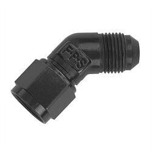Fragola #6 Female Swivel to Male 45-Degree Fitting Black 498003-BL Fragola #6 Female Swivel to Male 45-Degree Fitting Black 498003-BL