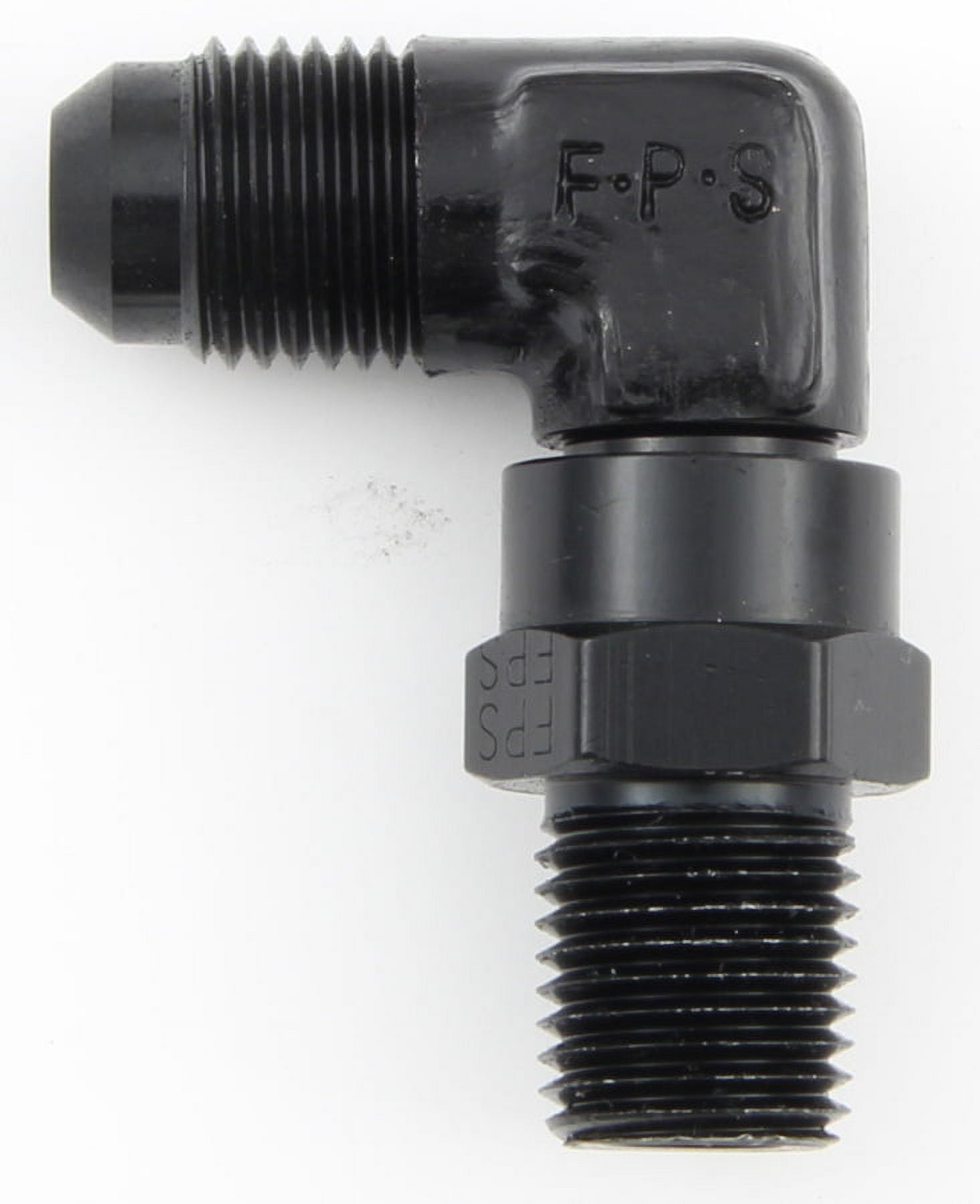 Fragola #10 x 1/2 MPT 90-Degree Swivel Adapter Black 499110-BL Fragola #10 x 1/2 MPT 90-Degree Swivel Adapter Black 499110-BL