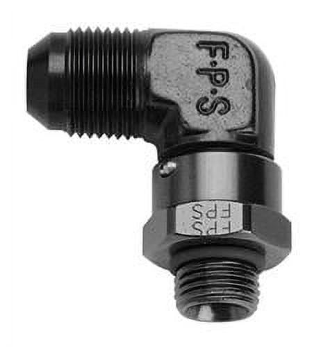 Fragola #6 x 3/4-16 90-Degree Swivel Adapter Black 499268-BL Fragola #6 x 3/4-16 90-Degree Swivel Adapter Black 499268-BL