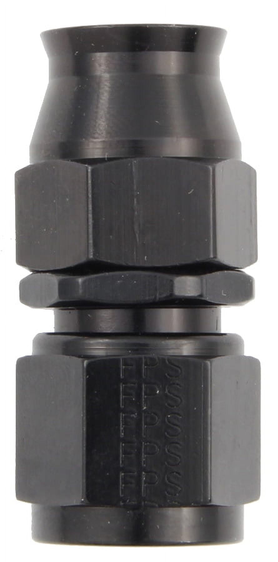 Fragola Hose Fitting #8 Straight PTFE Black 680108-BL Fragola Hose Fitting #8 Straight PTFE Black 680108-BL
