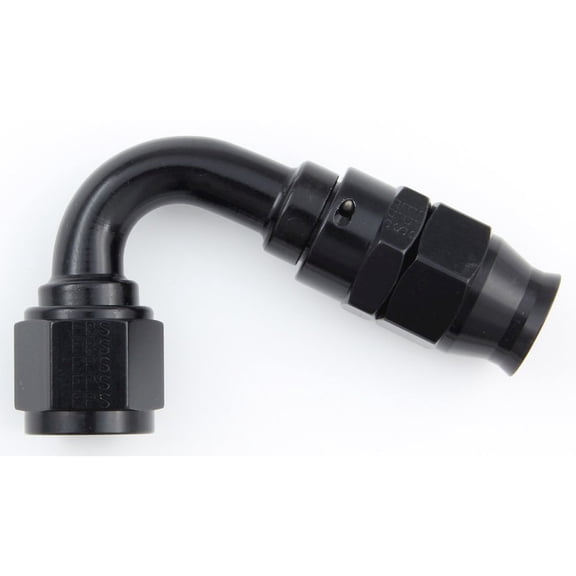 Fragola Hose Fitting #10 120 Deg PTFE Black