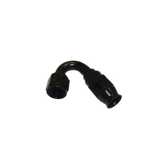 Fragola Hose Fitting #12 150 Deg PTFE Black