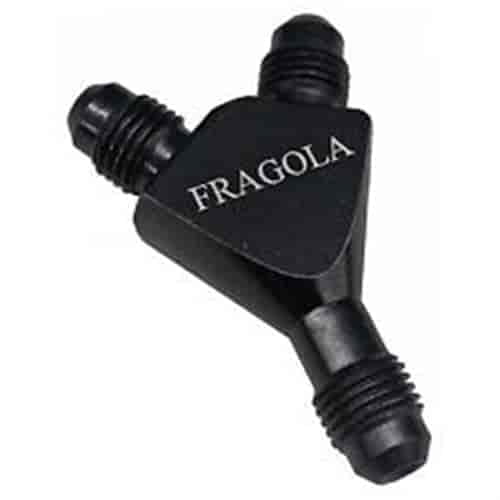 Fragola Performance Systems 900606-BL Y-Fitting 6AN Male All BLACK