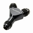 thumbnail image 1 of Fragola 6an x Dual #4 Male Y- Fitting Black, 1 of 4