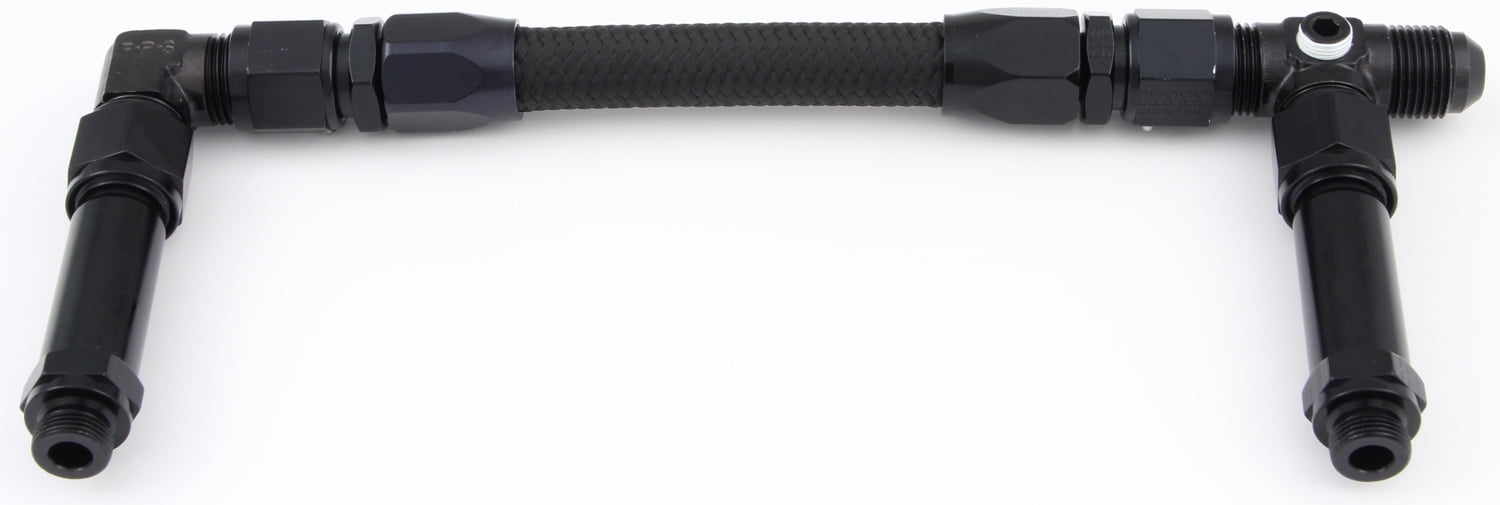 Fragola #6 Fuel Line Kit 9/16-24 Dual Inlet Demon Black 930006-BL Fragola #6 Fuel Line Kit 9/16-24 Dual Inlet Demon Black 930006-BL