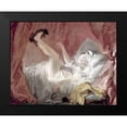 thumbnail image 1 of Fragonard, Jean Honore 24x20 Black Modern Framed Museum Art Print Titled - La Giambette, 1 of 4